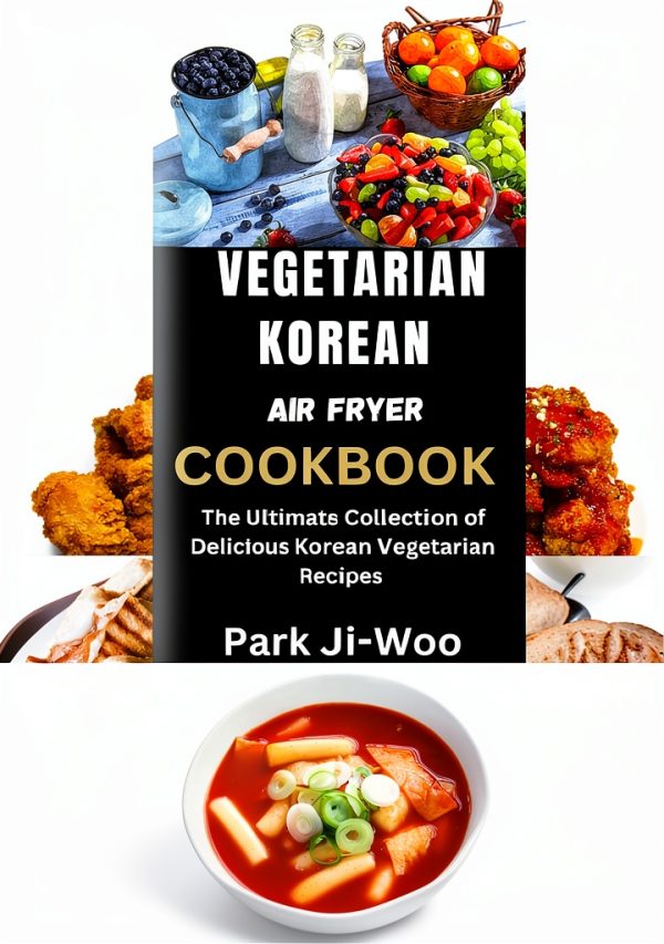 Korean Cooking Kindle eBook Korean Vegetarian Recipes by Author-0